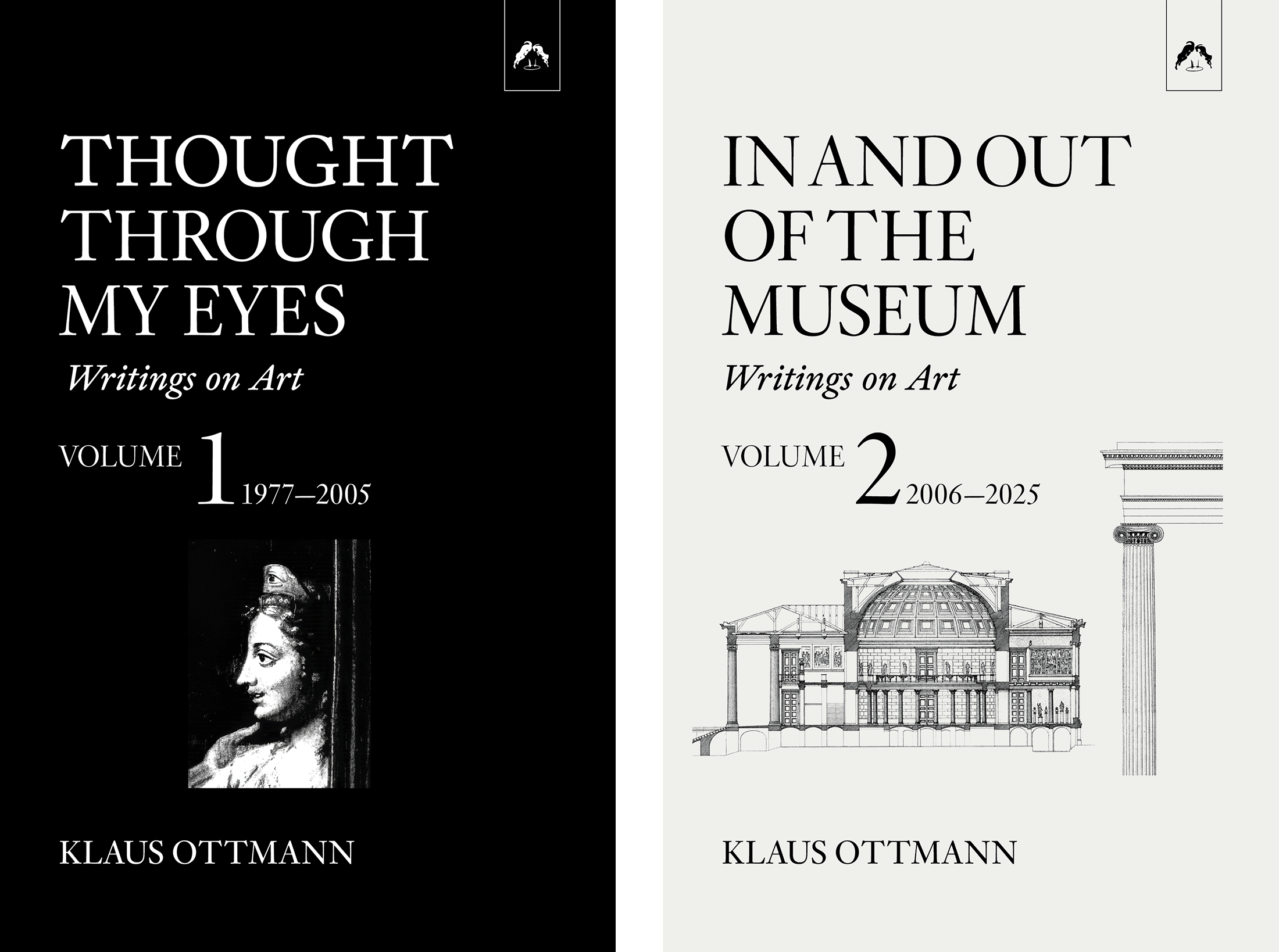 Covers of writings on art