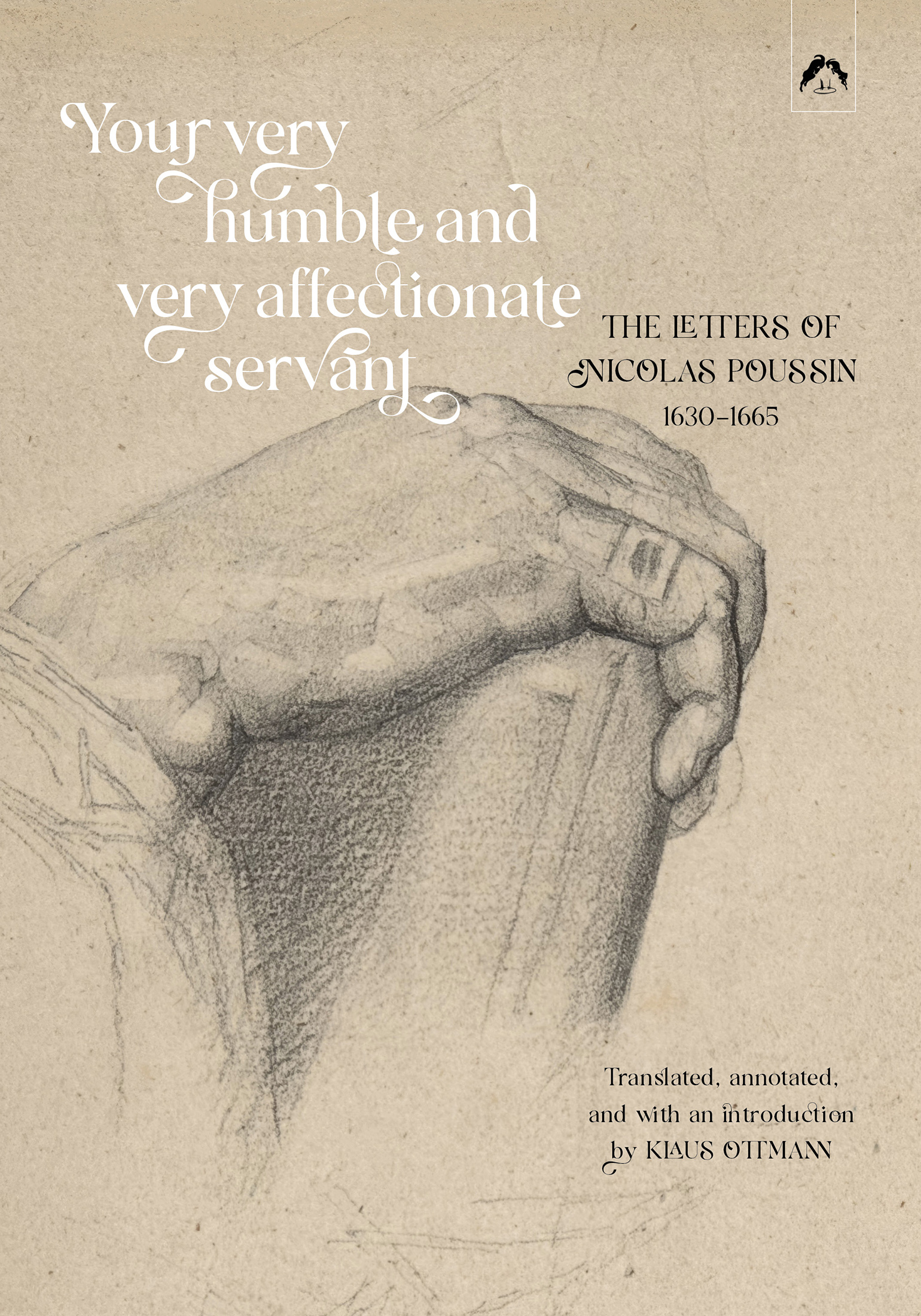 Cover with Seurat's drawing of Poussin's hand