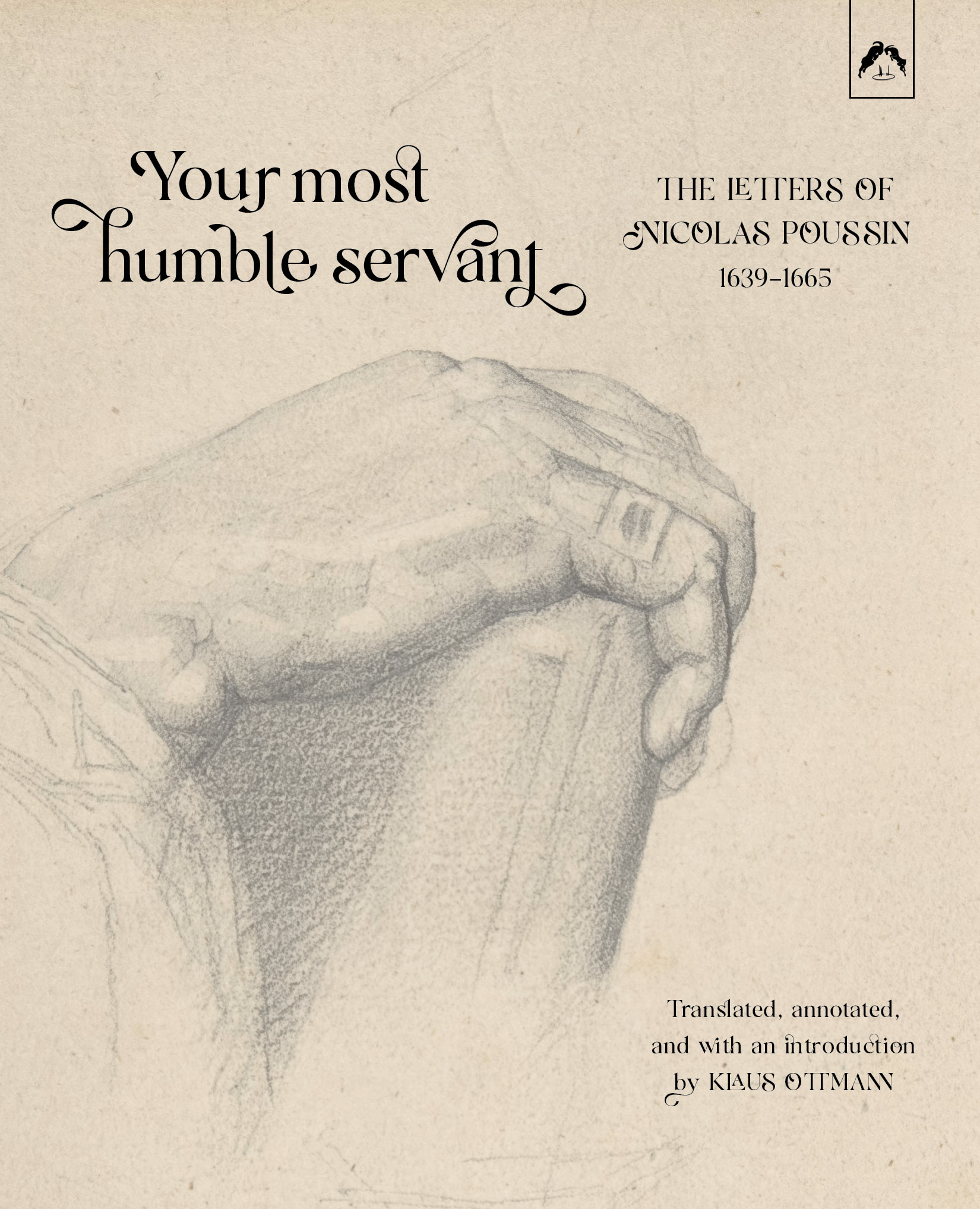 Cover with Seurat's drawing of Poussin's hand